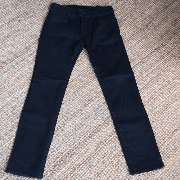 True Religion 'Rocco relaxed skinny' black jeans - Picture 2 of 13